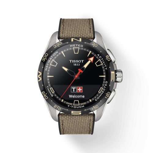 Tissot T-Touch Connect Solar Titanium - Ceramic / Black / Fabric